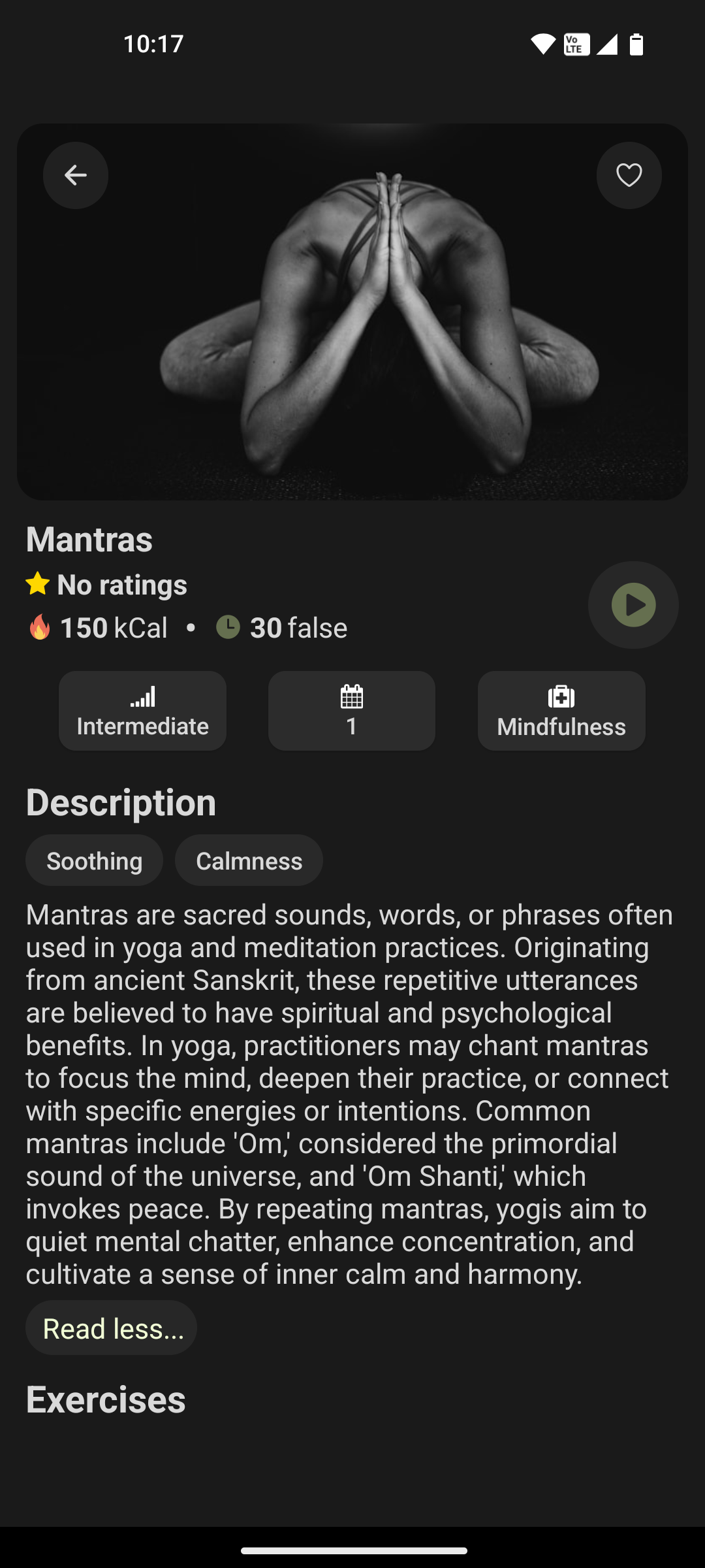 YogaWithSapna App Interface